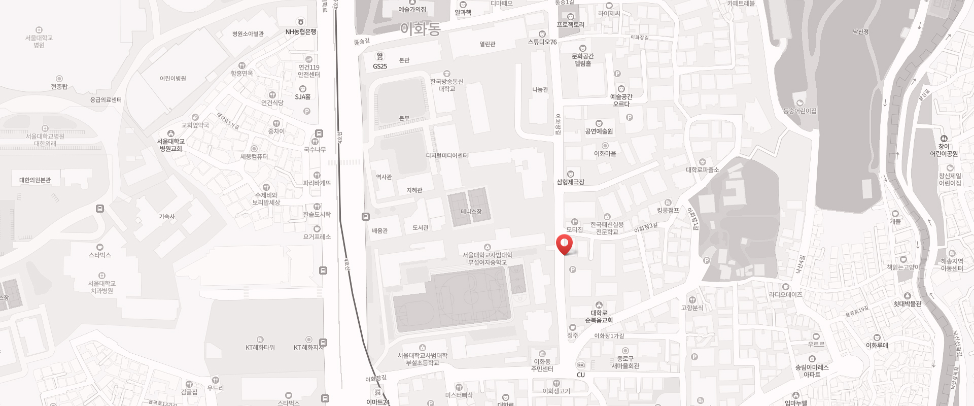 더프롬 오시는 길 : 스크린리더 사용자는 상단 설명을 참고해 주세요.